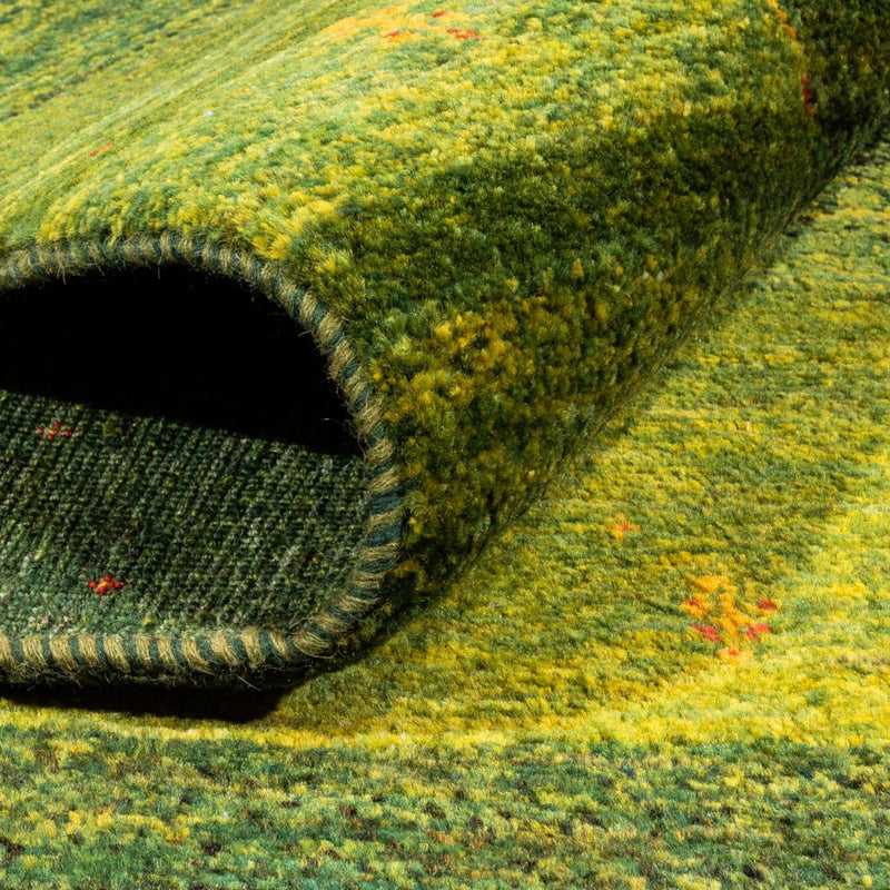 Alfombra Gabbeh - Loribaft Persa - 200 x 159 cm - verde