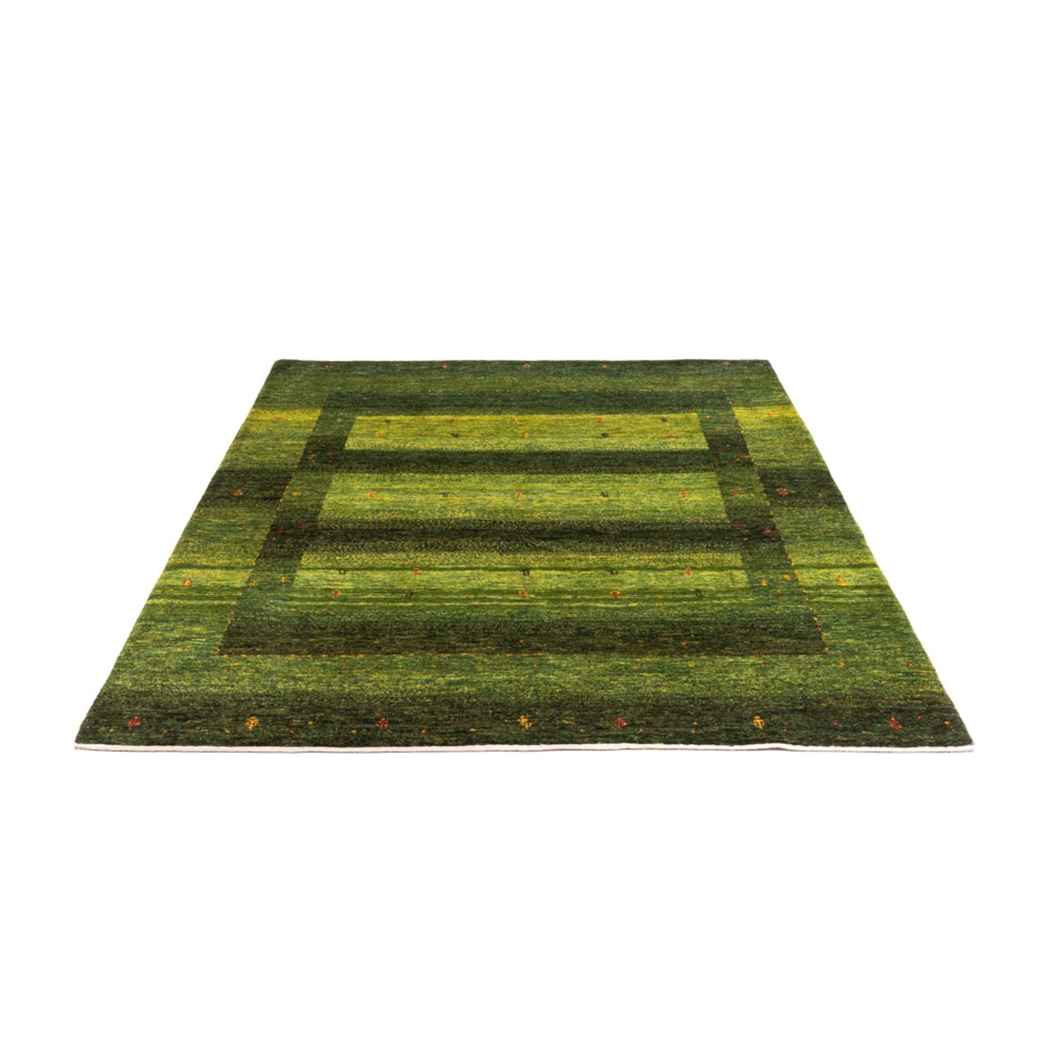 Alfombra Gabbeh - Loribaft Persa - 200 x 159 cm - verde