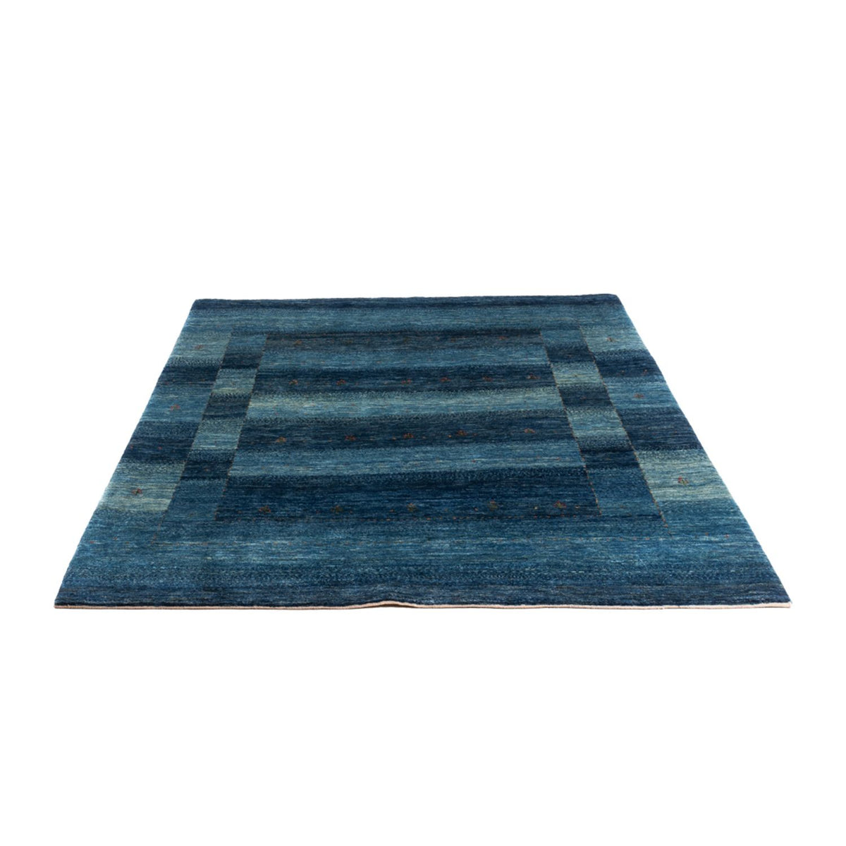 Alfombra Gabbeh - Loribaft Persa - 205 x 156 cm - azul