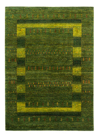Alfombra Gabbeh - Loribaft Persa - 205 x 150 cm - verde