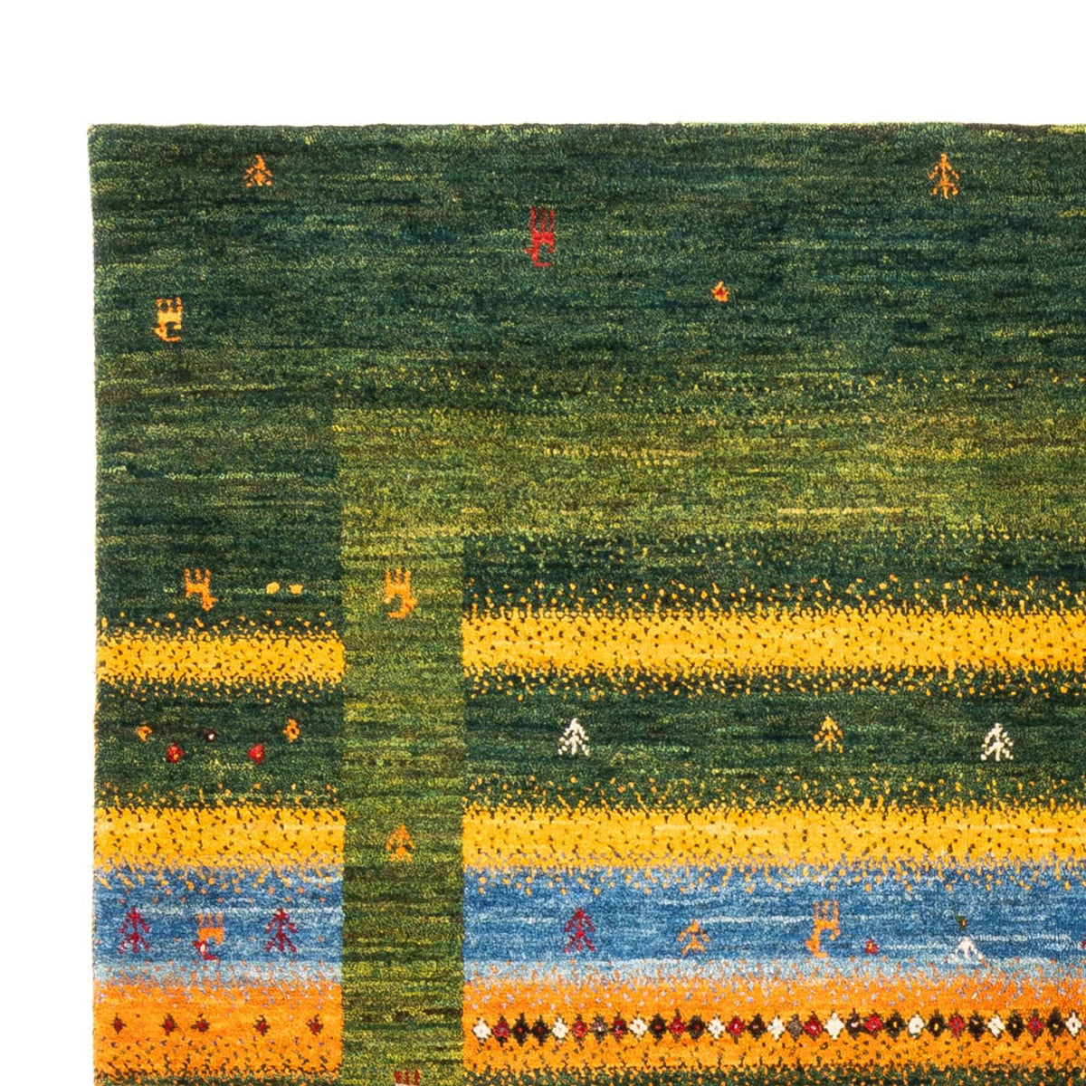 Loribaft Alfombra 161x212cm - Perserteppich Wollteppich