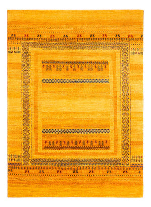 Alfombra Gabbeh - Loribaft Persa - Real - 205 x 144 cm - oro