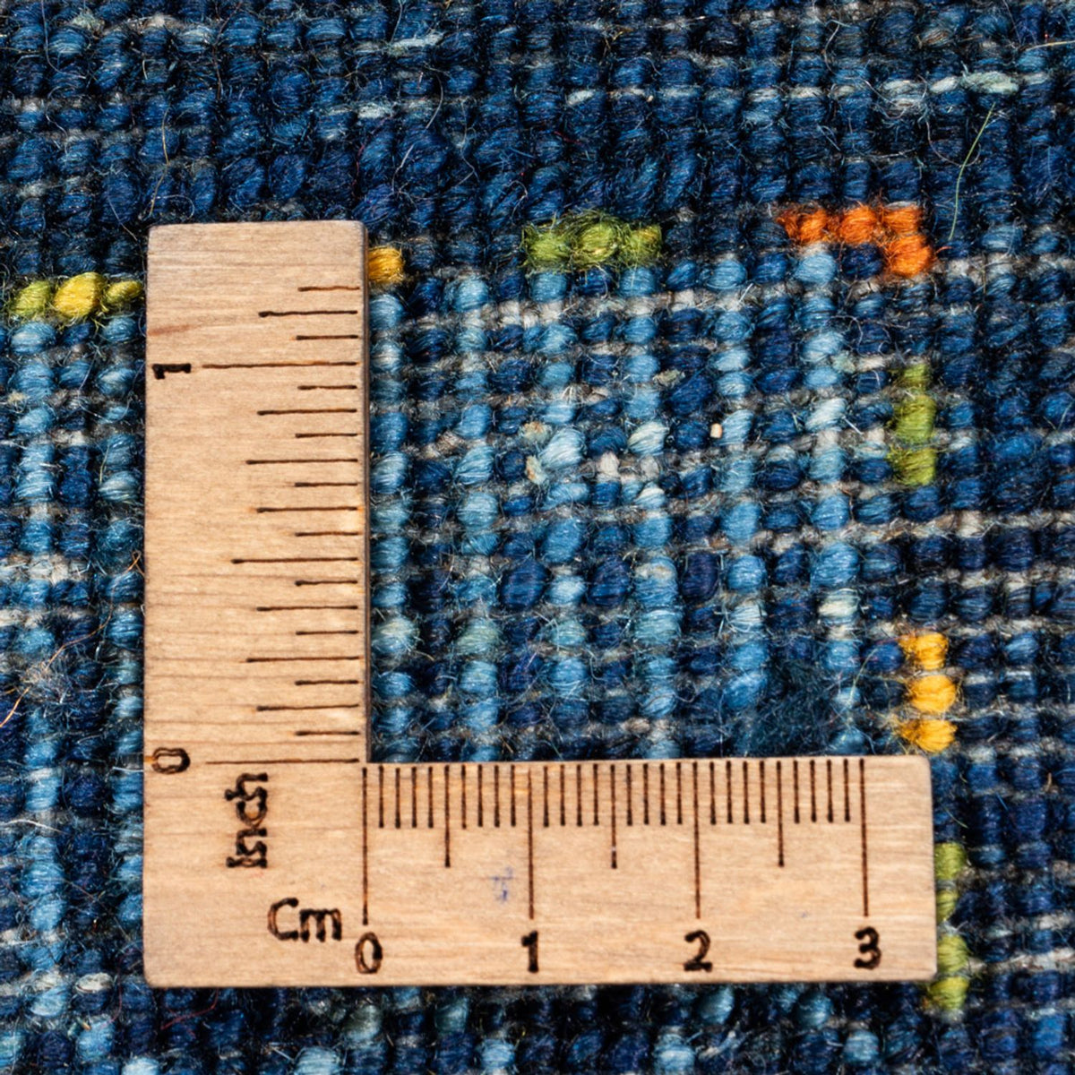 Alfombra Gabbeh - Loribaft Persa - 207 x 157 cm - azul