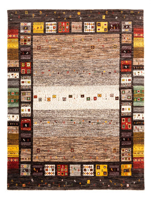 Alfombra Gabbeh - Loribaft Persa - Real - 204 x 153 cm - multicolor