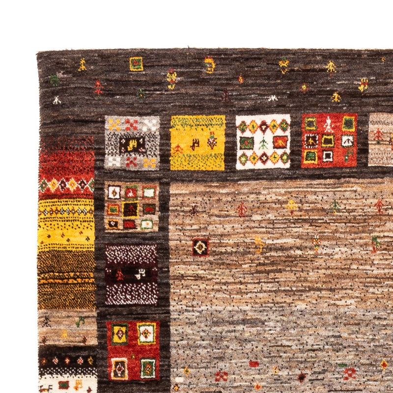 Alfombra Gabbeh - Loribaft Persa - Real - 204 x 153 cm - multicolor