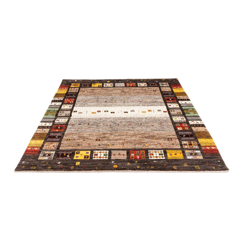 Alfombra Gabbeh - Loribaft Persa - Real - 204 x 153 cm - multicolor