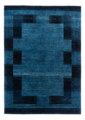 Alfombra Gabbeh - Loribaft Persa - 209 x 152 cm - azul
