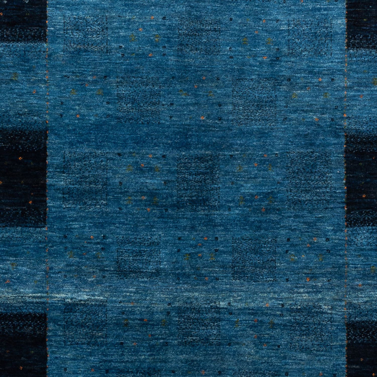 Alfombra Gabbeh - Loribaft Persa - 209 x 152 cm - azul
