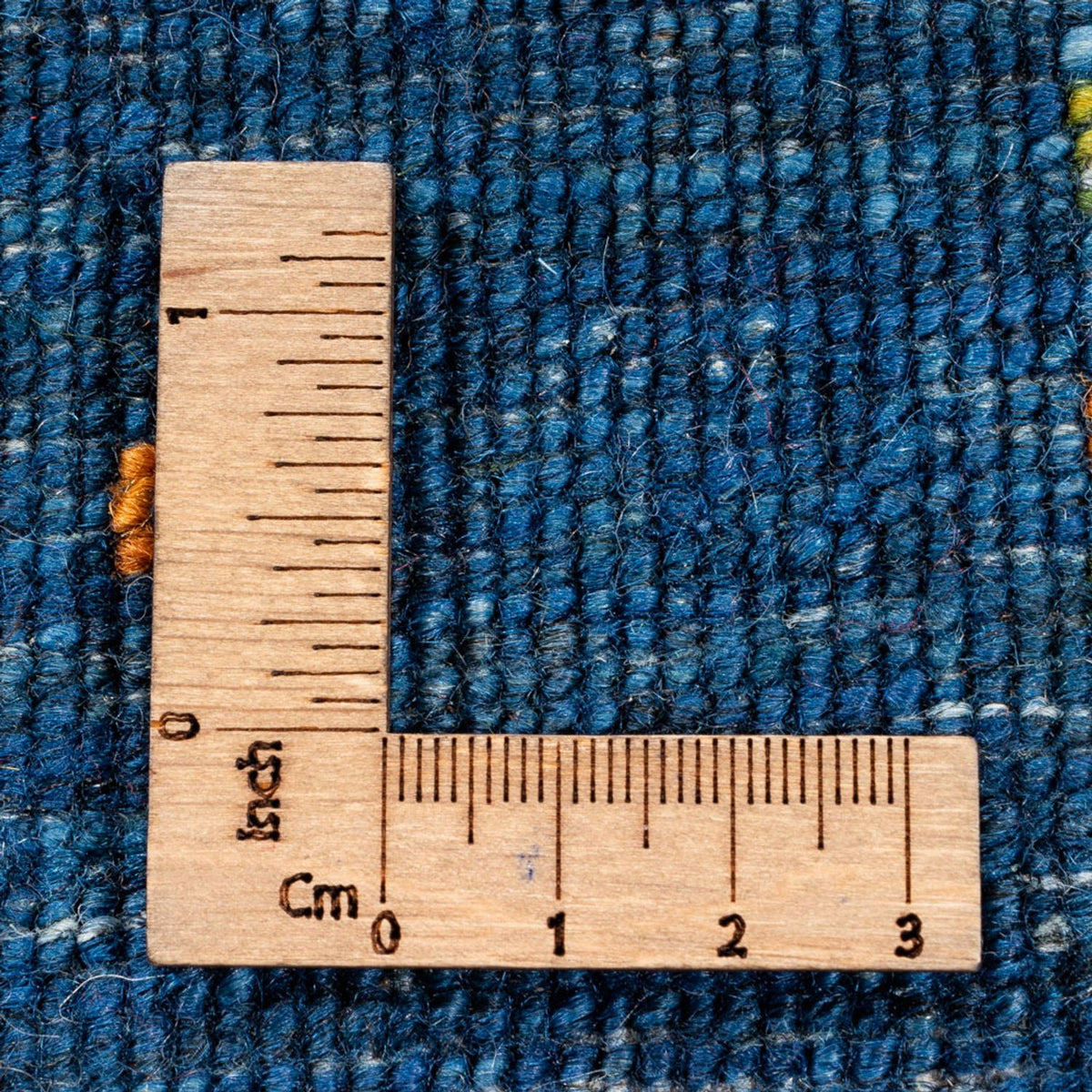 Alfombra Gabbeh - Loribaft Persa - 209 x 152 cm - azul