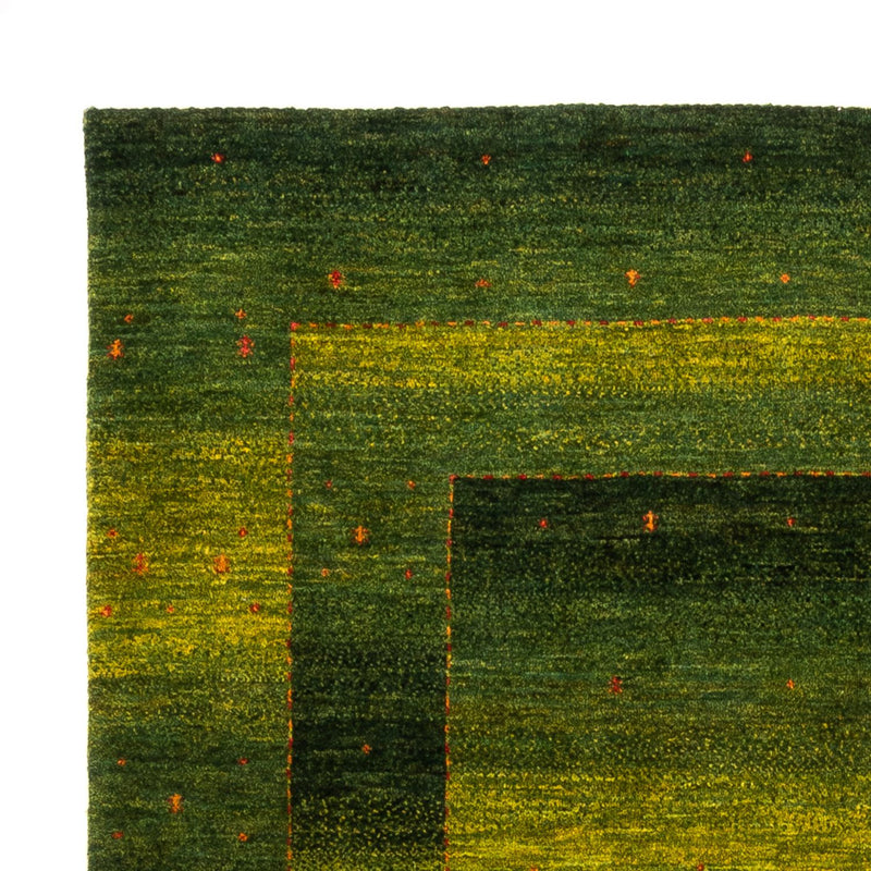 Alfombra Gabbeh - Loribaft Persa - 207 x 154 cm - verde
