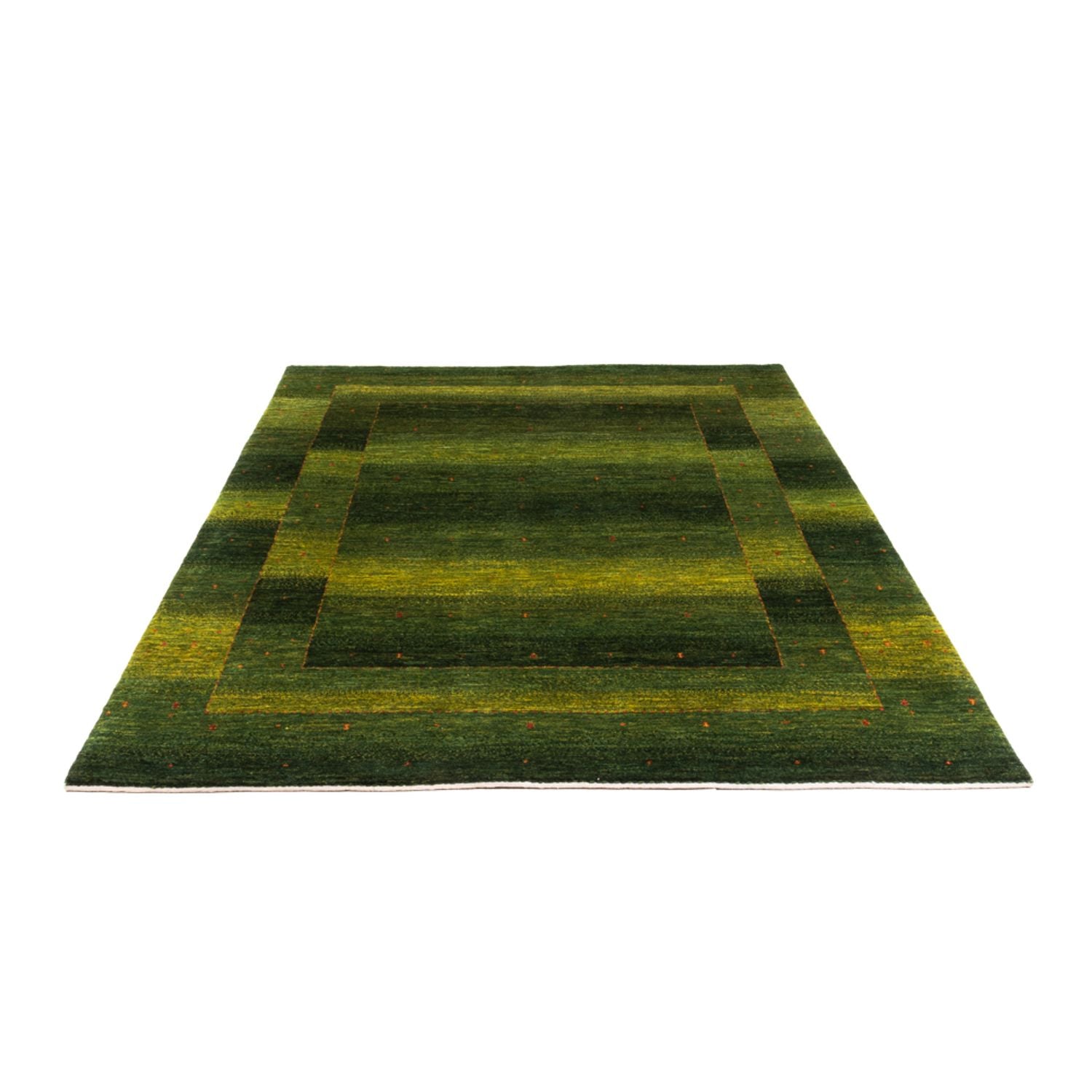 Alfombra Gabbeh - Loribaft Persa - 207 x 154 cm - verde
