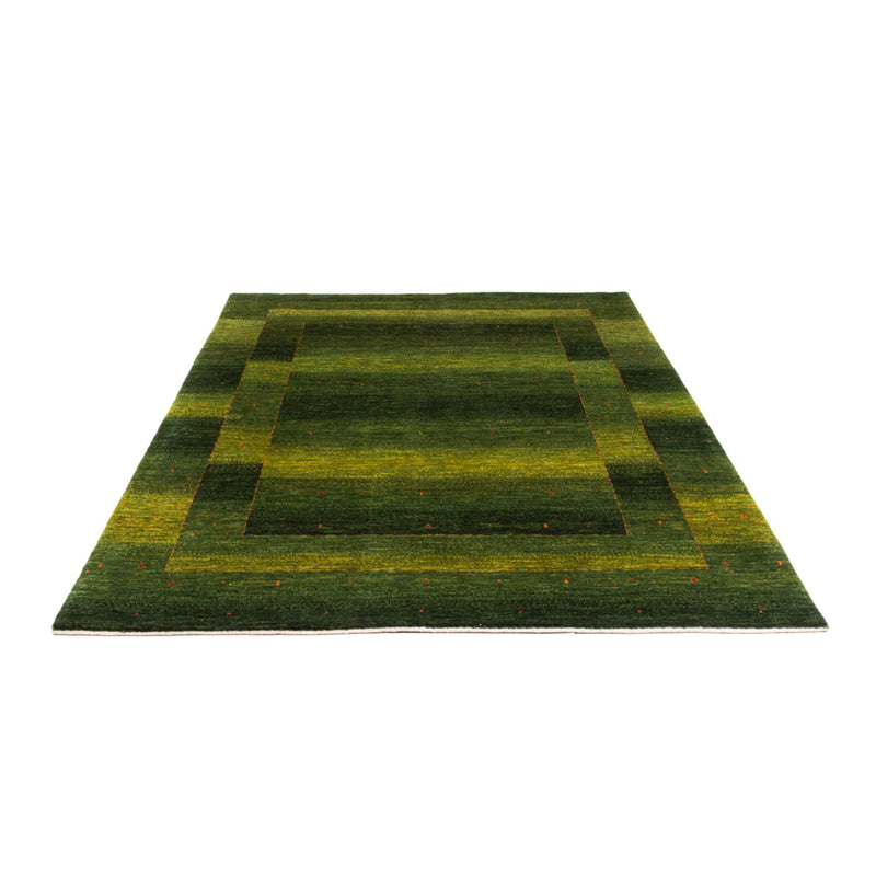 Alfombra Gabbeh - Loribaft Persa - 207 x 154 cm - verde