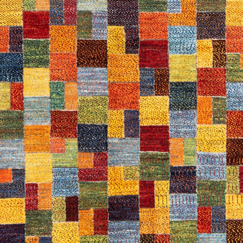 Alfombra Gabbeh - Loribaft Persa - 210 x 153 cm - gris