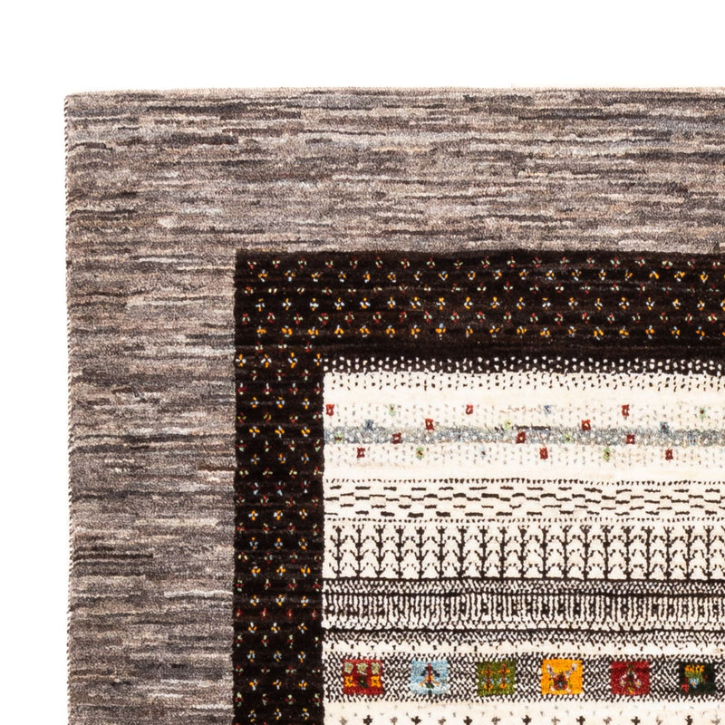 Alfombra Gabbeh - Loribaft Persa - Real - 208 x 152 cm - natural
