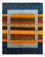 Alfombra Gabbeh - Loribaft Persa - Real - 190 x 147 cm - azul