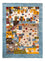 Alfombra Gabbeh - Loribaft Persa - Real - 201 x 150 cm - azul