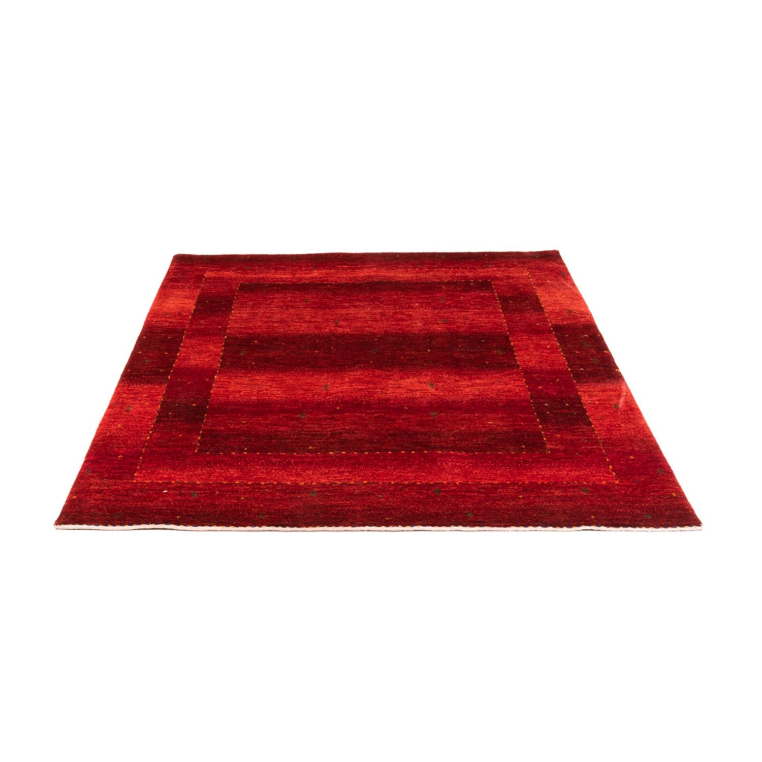Alfombra Gabbeh - Loribaft Persa - 170 x 147 cm - rojo