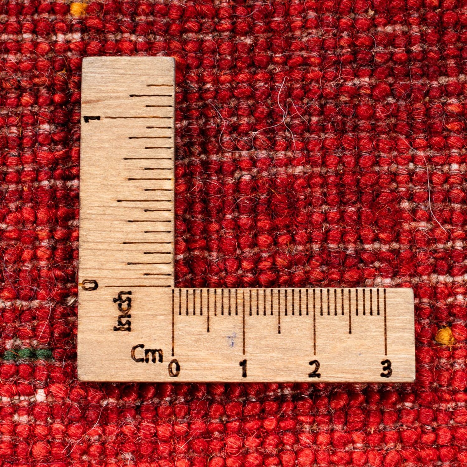 Alfombra Gabbeh - Loribaft Persa - 170 x 147 cm - rojo