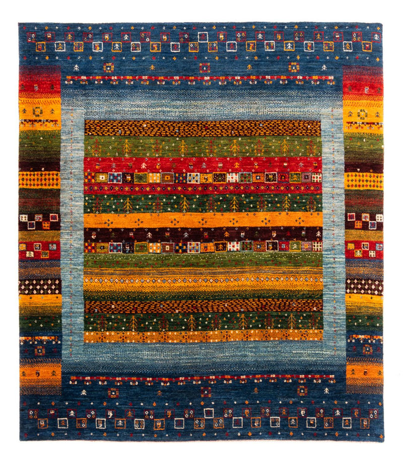 Alfombra Gabbeh - Loribaft Persa - Real - 194 x 165 cm - multicolor