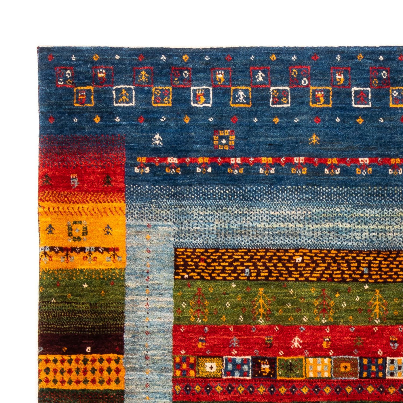 Loribaft Alfombra 194x165cm - Perserteppich Wollteppich