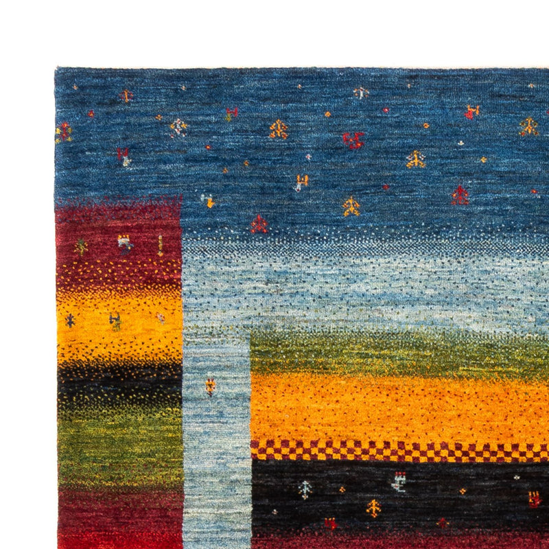 Alfombra Gabbeh - Loribaft Persa - Real - 210 x 148 cm - multicolor