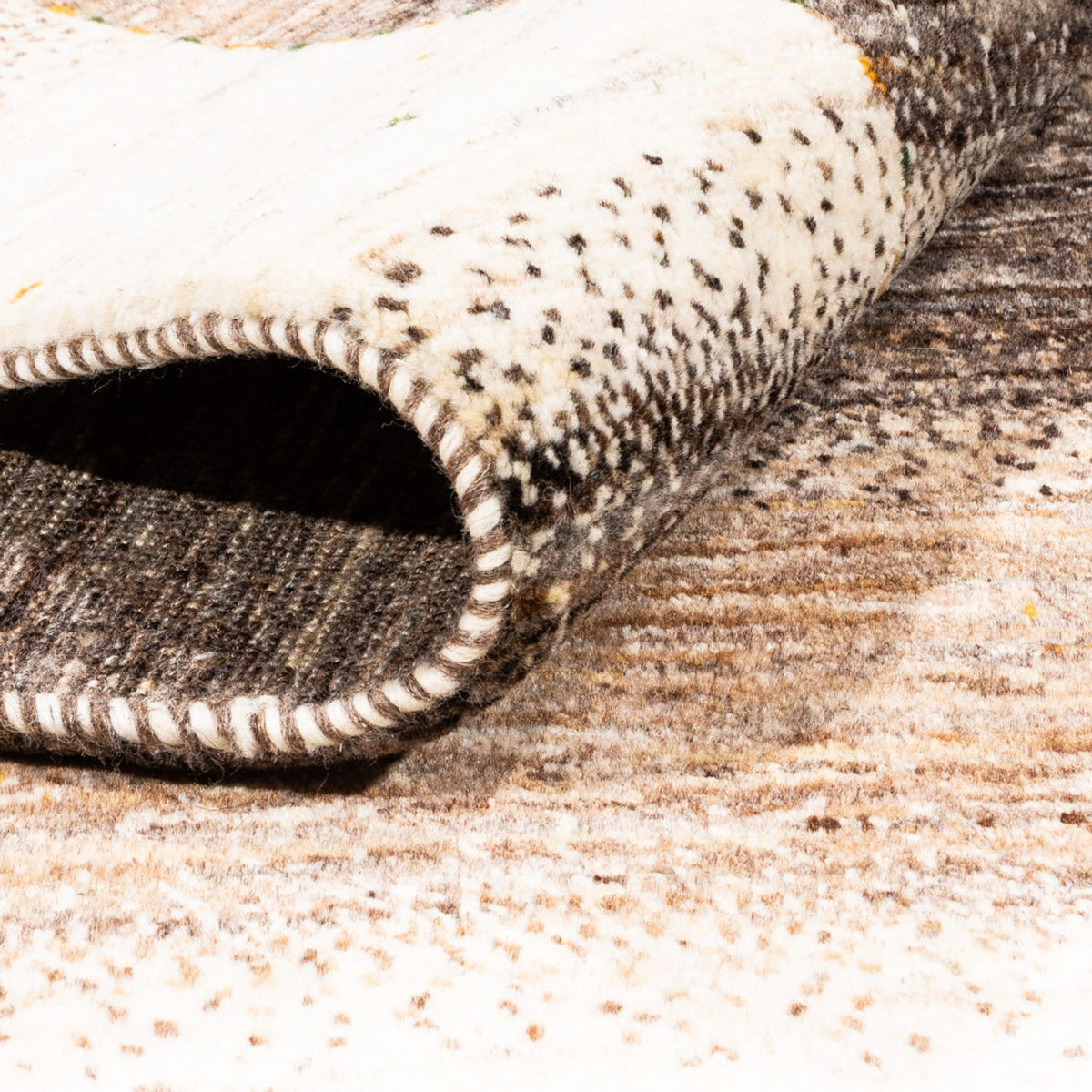 Alfombra Gabbeh - Loribaft Persa - 204 x 149 cm - natural