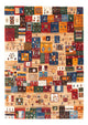 Loribaft Alfombra 140x100cm - Perserteppich Wollteppich