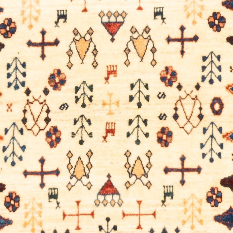 Alfombra Gabbeh - Persa - 132 x 92 cm - beige