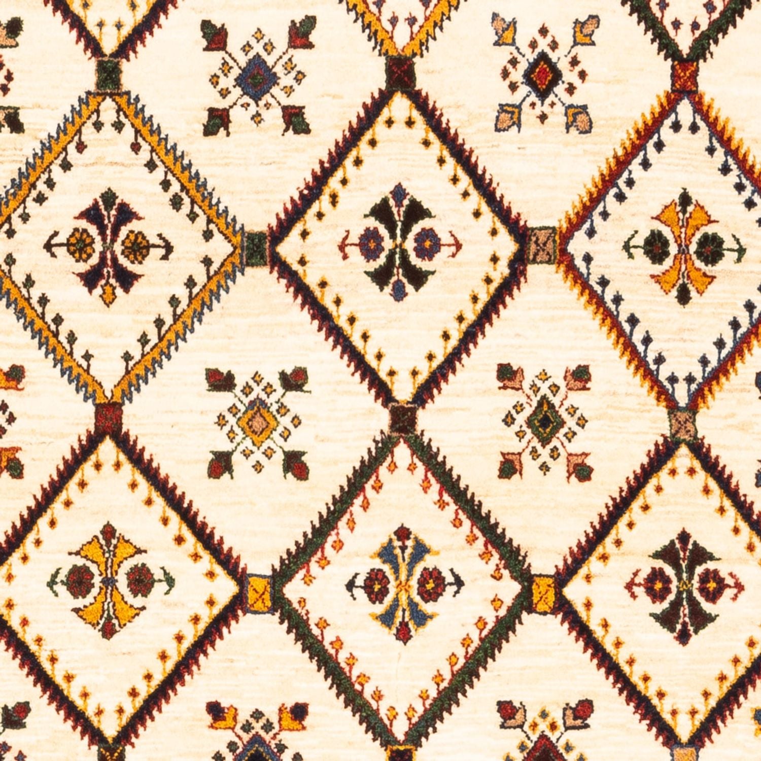 Alfombra Gabbeh - Persa - 155 x 114 cm - crema