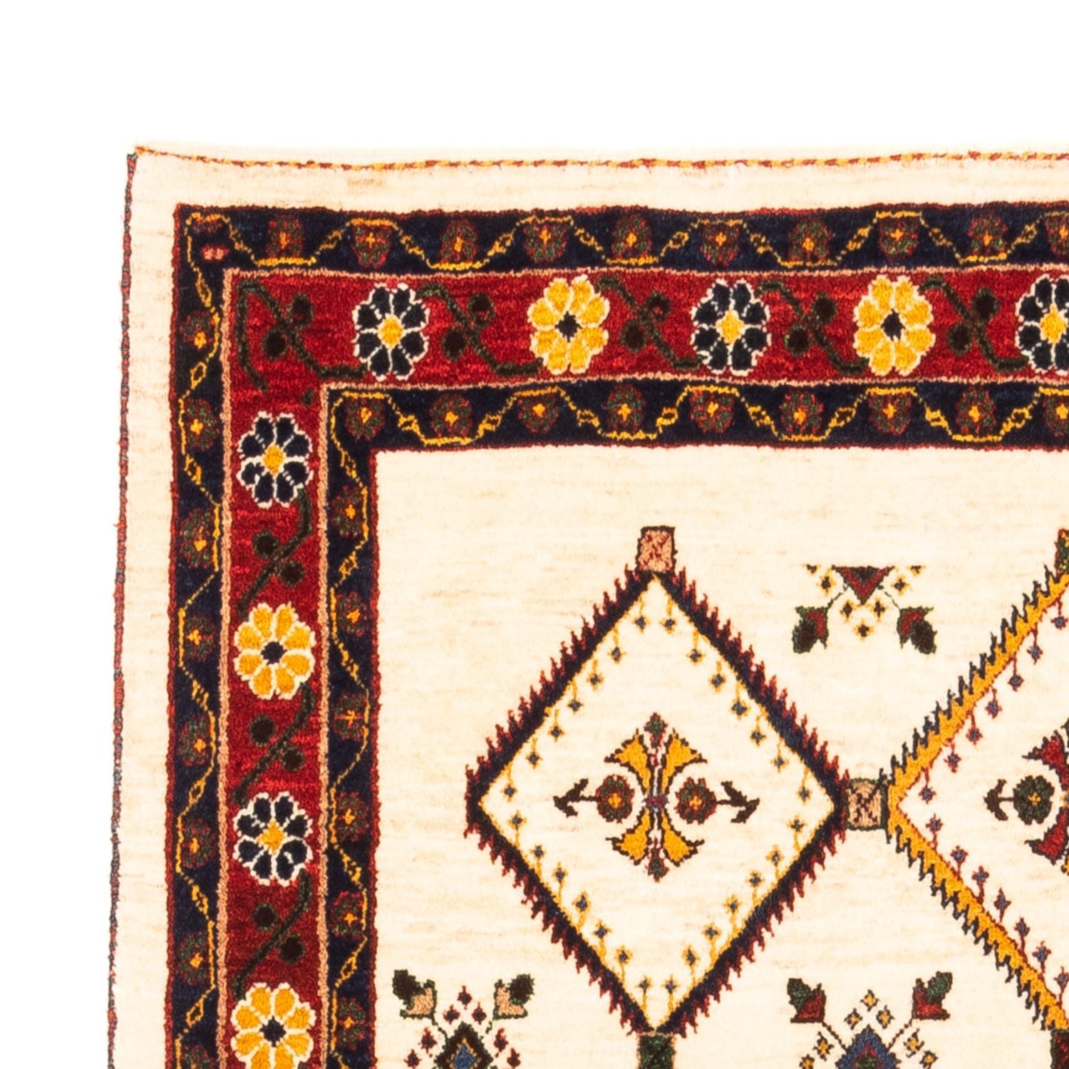 Alfombra Gabbeh - Persa - 155 x 114 cm - crema