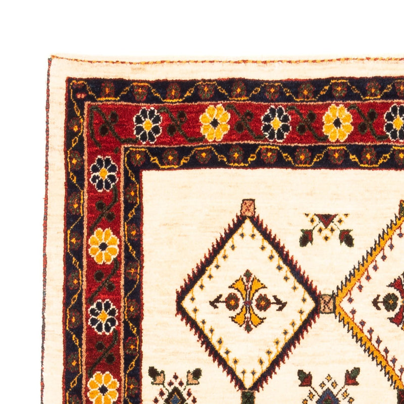 Alfombra Gabbeh - Persa - 155 x 114 cm - crema