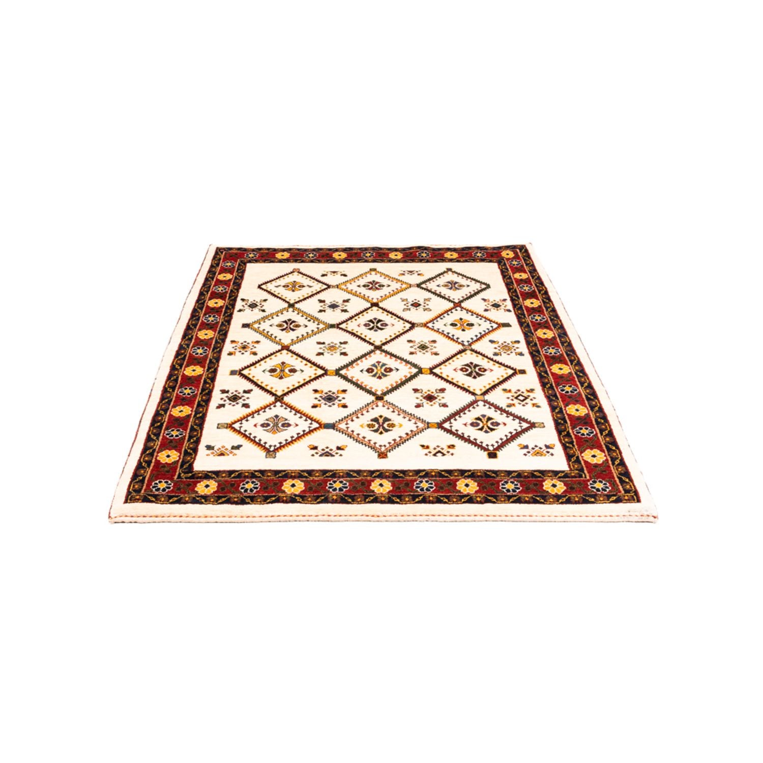 Alfombra Gabbeh - Persa - 155 x 114 cm - crema
