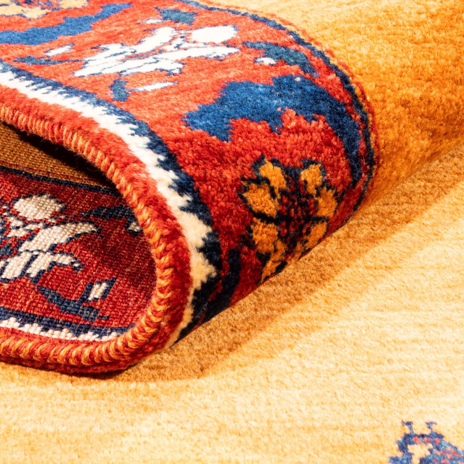 Alfombra Gabbeh - Persa - 162 x 107 cm - oro