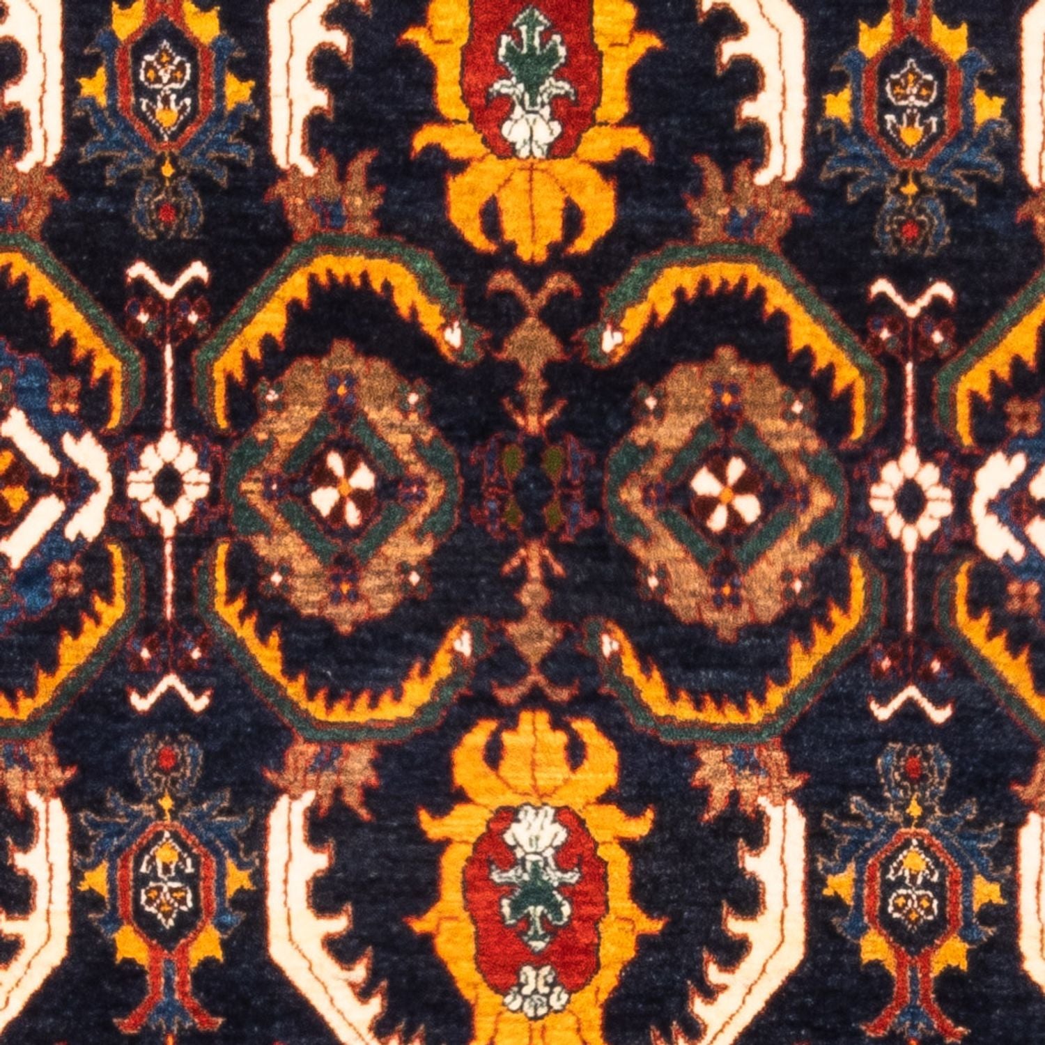 Alfombra Gabbeh - Persa - 173 x 113 cm - azul oscuro