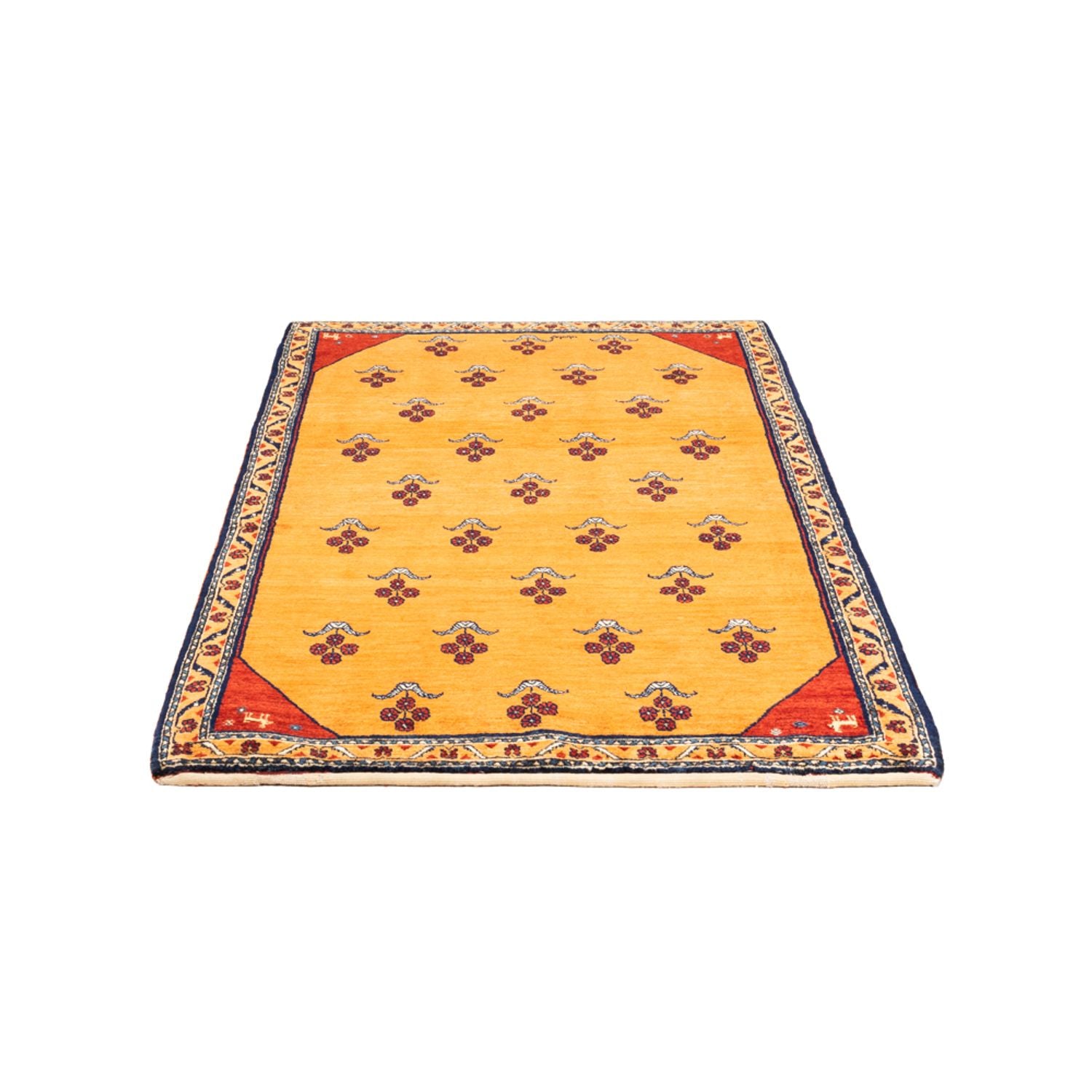 Alfombra Gabbeh - Persa - 153 x 103 cm - oro