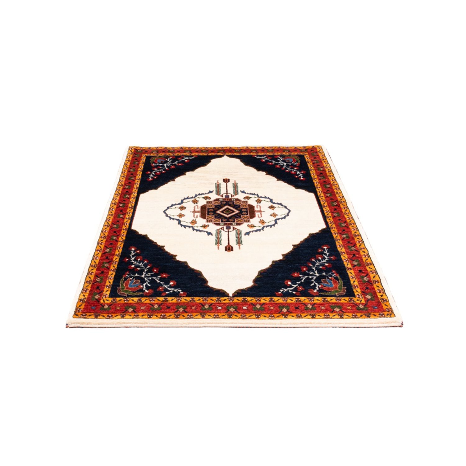 Alfombra Gabbeh - Persa - 162 x 115 cm - crema