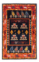 Gabbeh persa Alfombra 108x160cm - Perserteppich Wollteppich