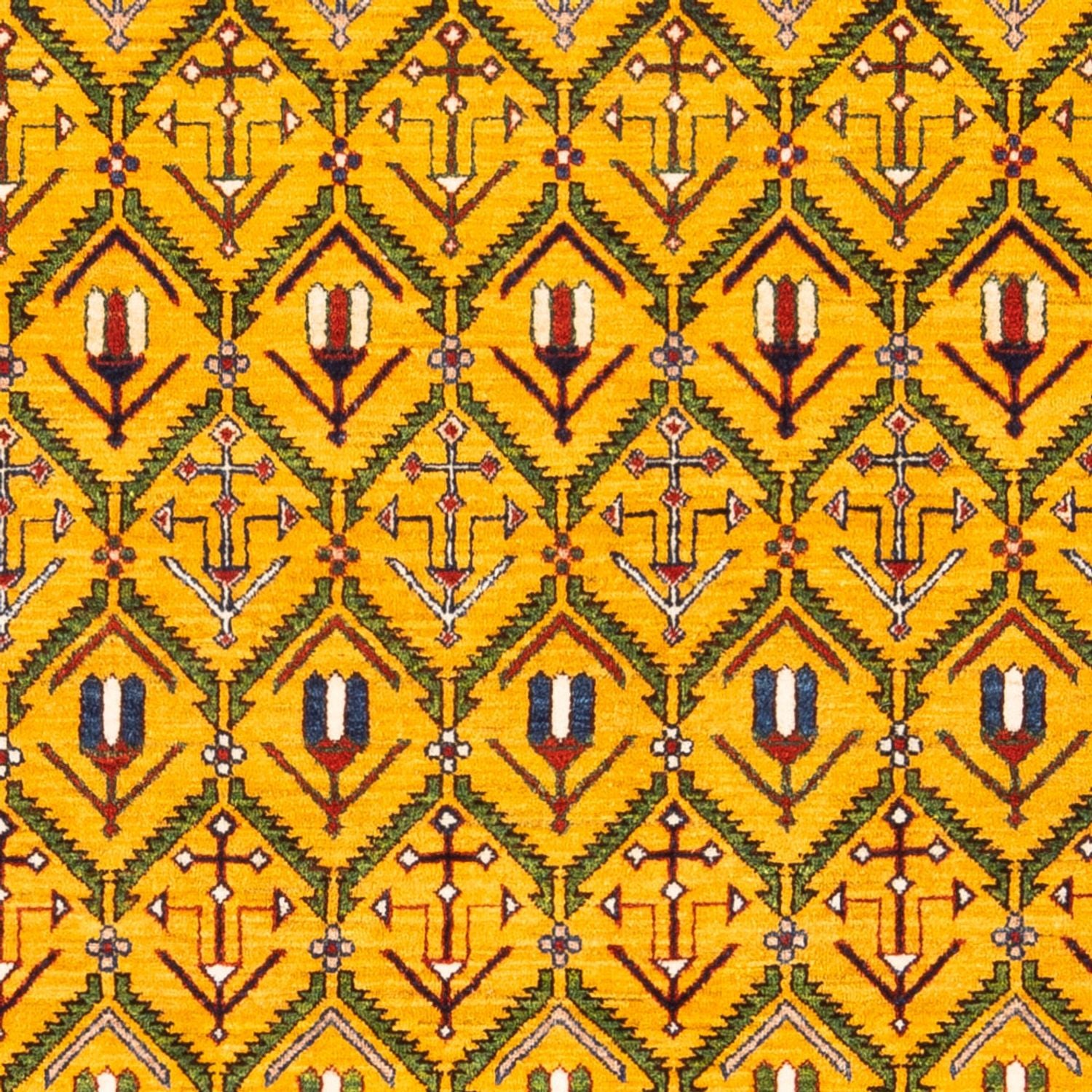 Alfombra Gabbeh - Persa - 188 x 126 cm - oro