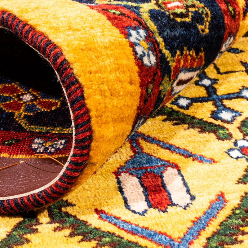 Alfombra Gabbeh - Persa - 188 x 126 cm - oro