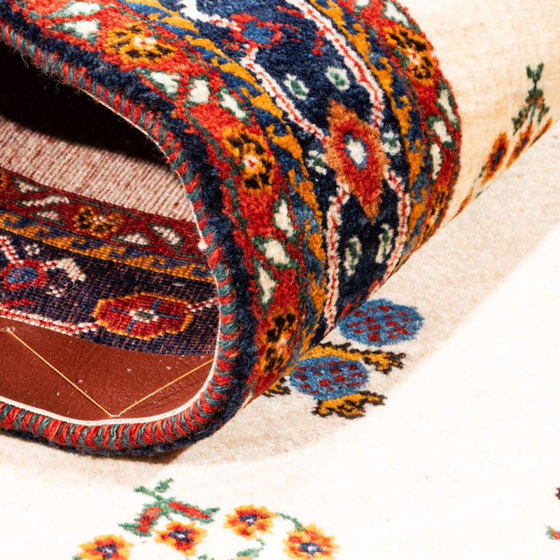 Alfombra Gabbeh - Persa - 152 x 104 cm - crema