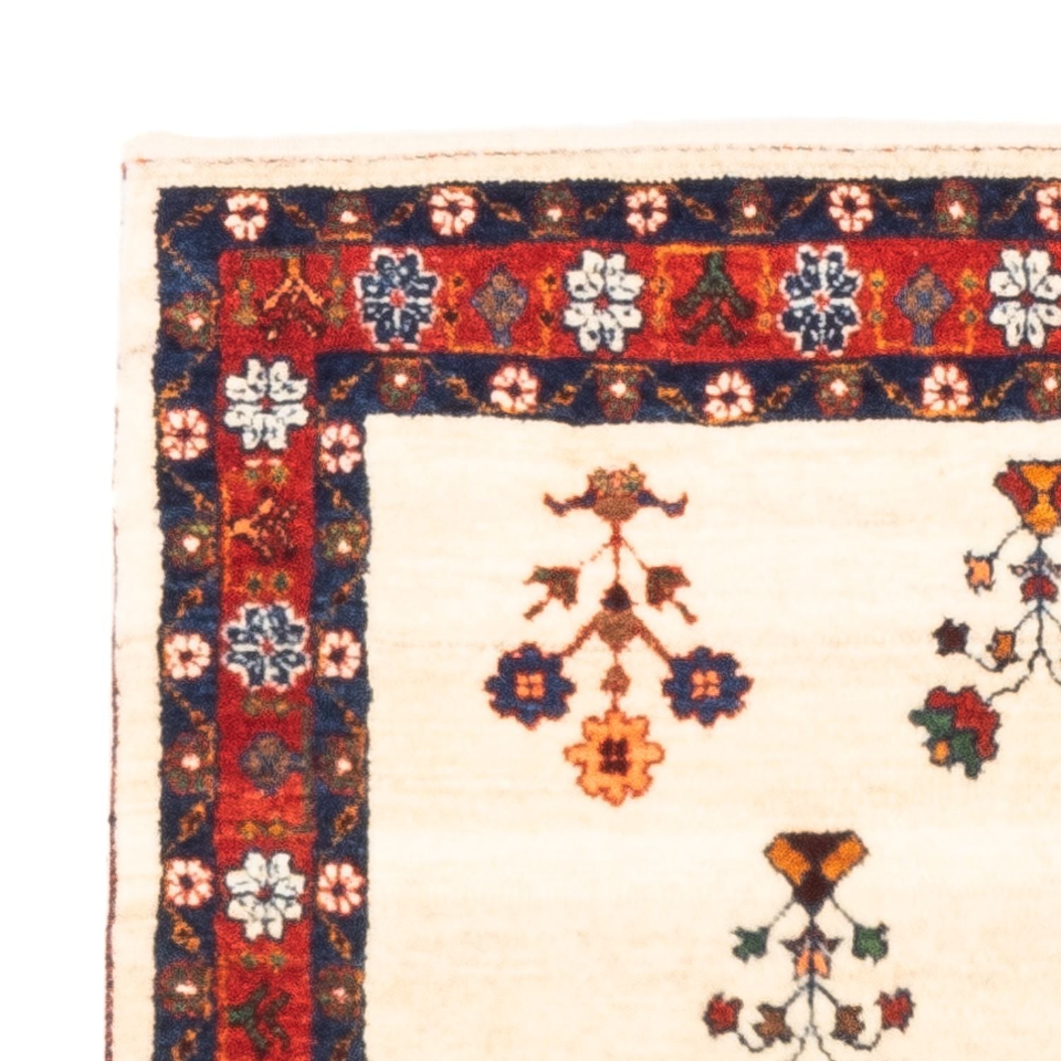 Alfombra Gabbeh - Persa - 125 x 80 cm - crema