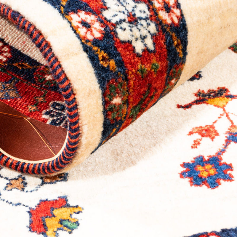 Alfombra Gabbeh - Persa - 125 x 80 cm - crema