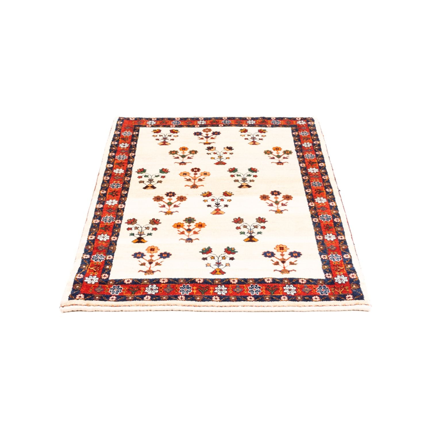 Alfombra Gabbeh - Persa - 125 x 80 cm - crema