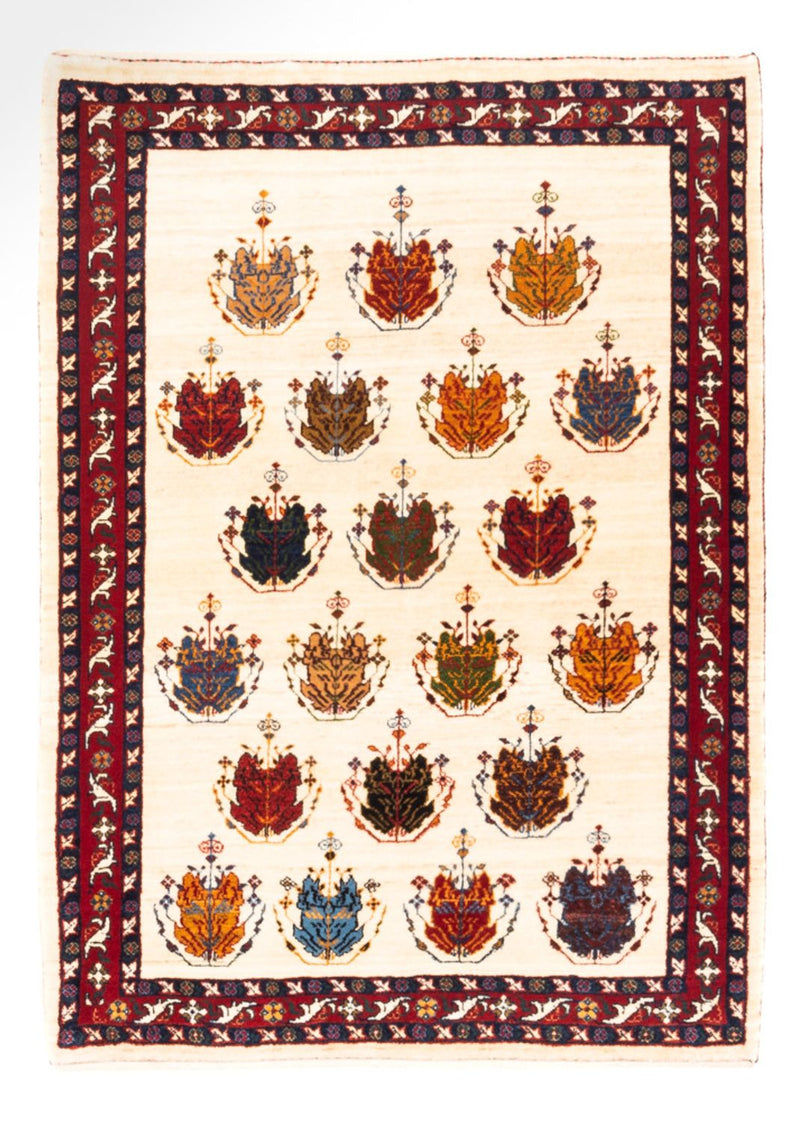 Alfombra Gabbeh - Persa - 140 x 105 cm - crema