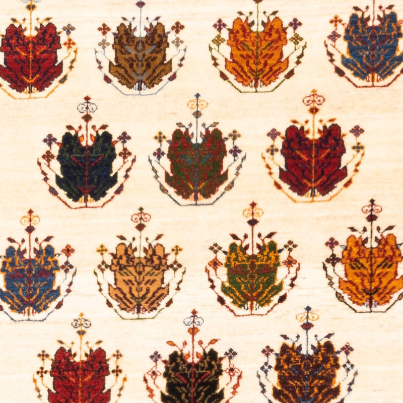 Alfombra Gabbeh - Persa - 140 x 105 cm - crema