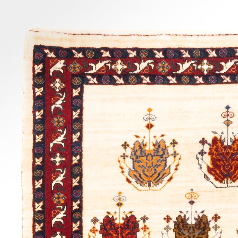 Alfombra Gabbeh - Persa - 140 x 105 cm - crema