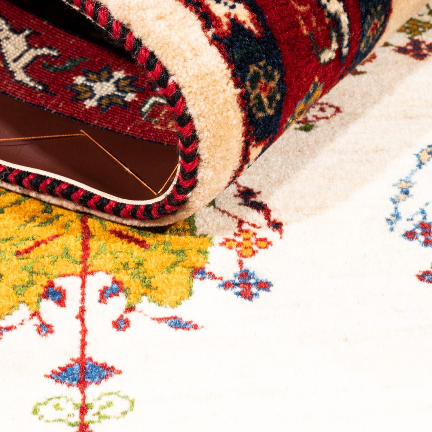 Alfombra Gabbeh - Persa - 140 x 105 cm - crema