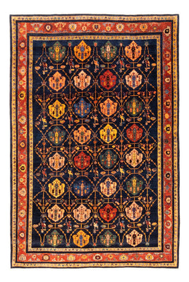 Alfombra Gabbeh - Persa - 257 x 185 cm - azul oscuro