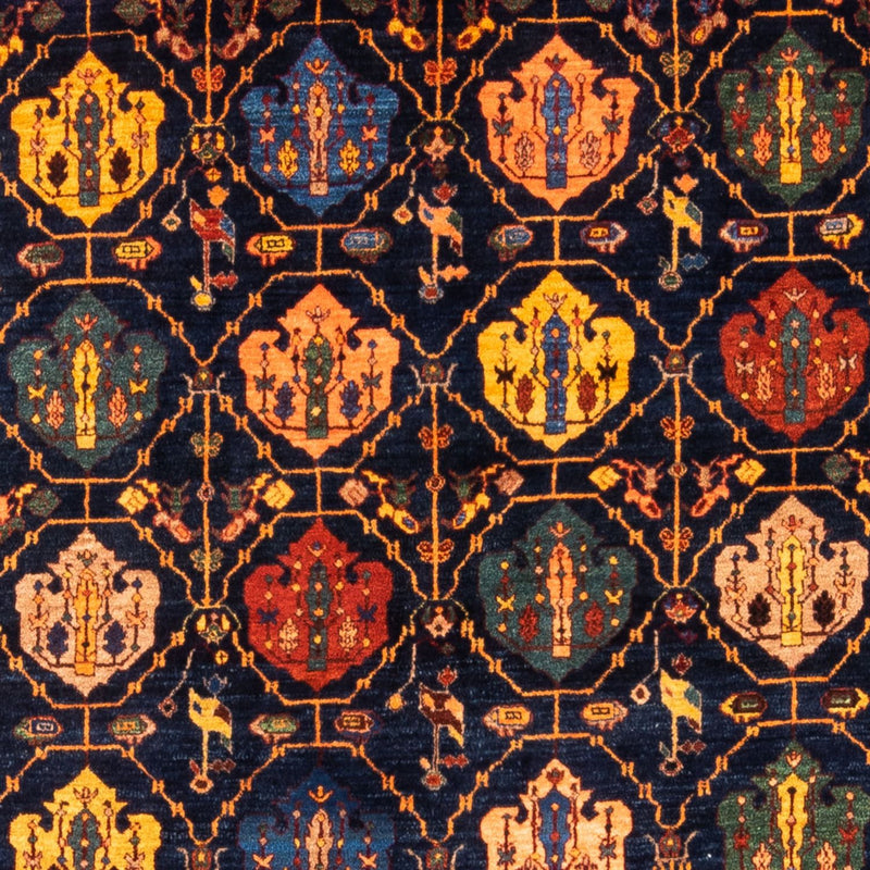 Alfombra Gabbeh - Persa - 257 x 185 cm - azul oscuro