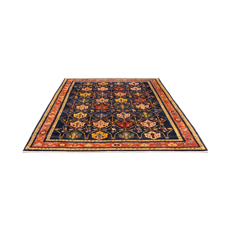 Alfombra Gabbeh - Persa - 257 x 185 cm - azul oscuro